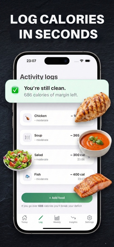 Calorie Deficit Tracker Pro - Health & Fitness App | MWM