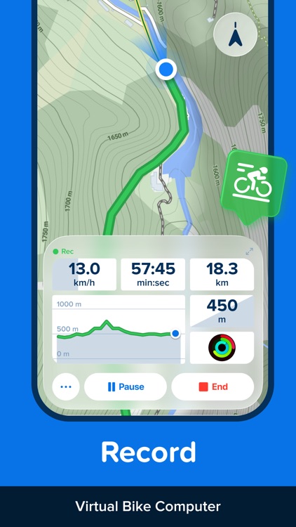 Bikemap: Bicycle Tracker & GPS screenshot-6