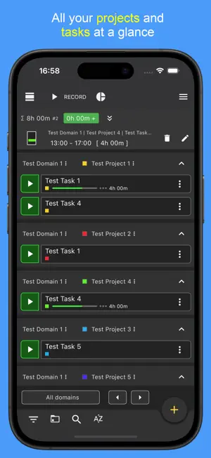 Gleeo Time Tracker screenshot 1