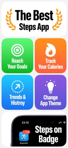 Steps Tracker Pedometer StepGo Screenshot 4 of 5