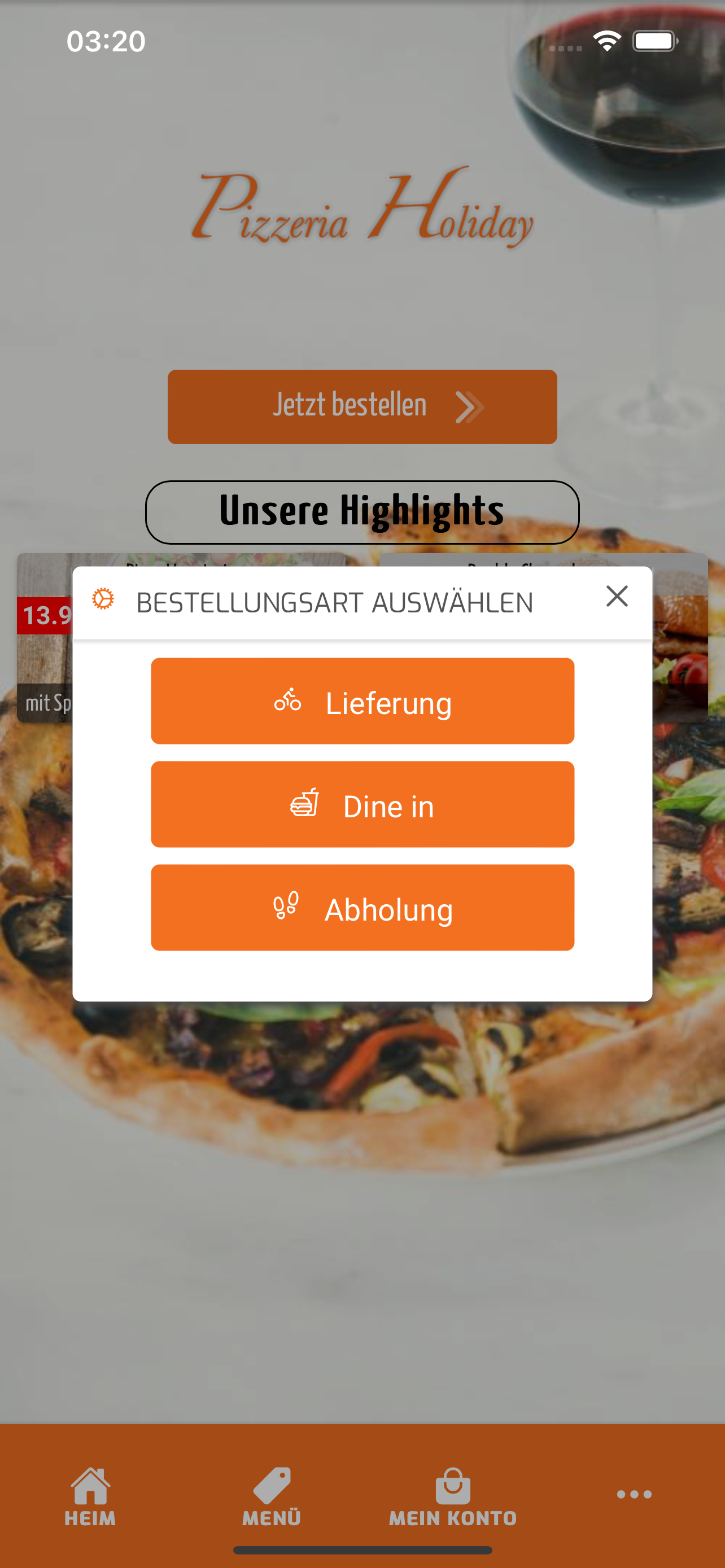 Pizzeria Holiday