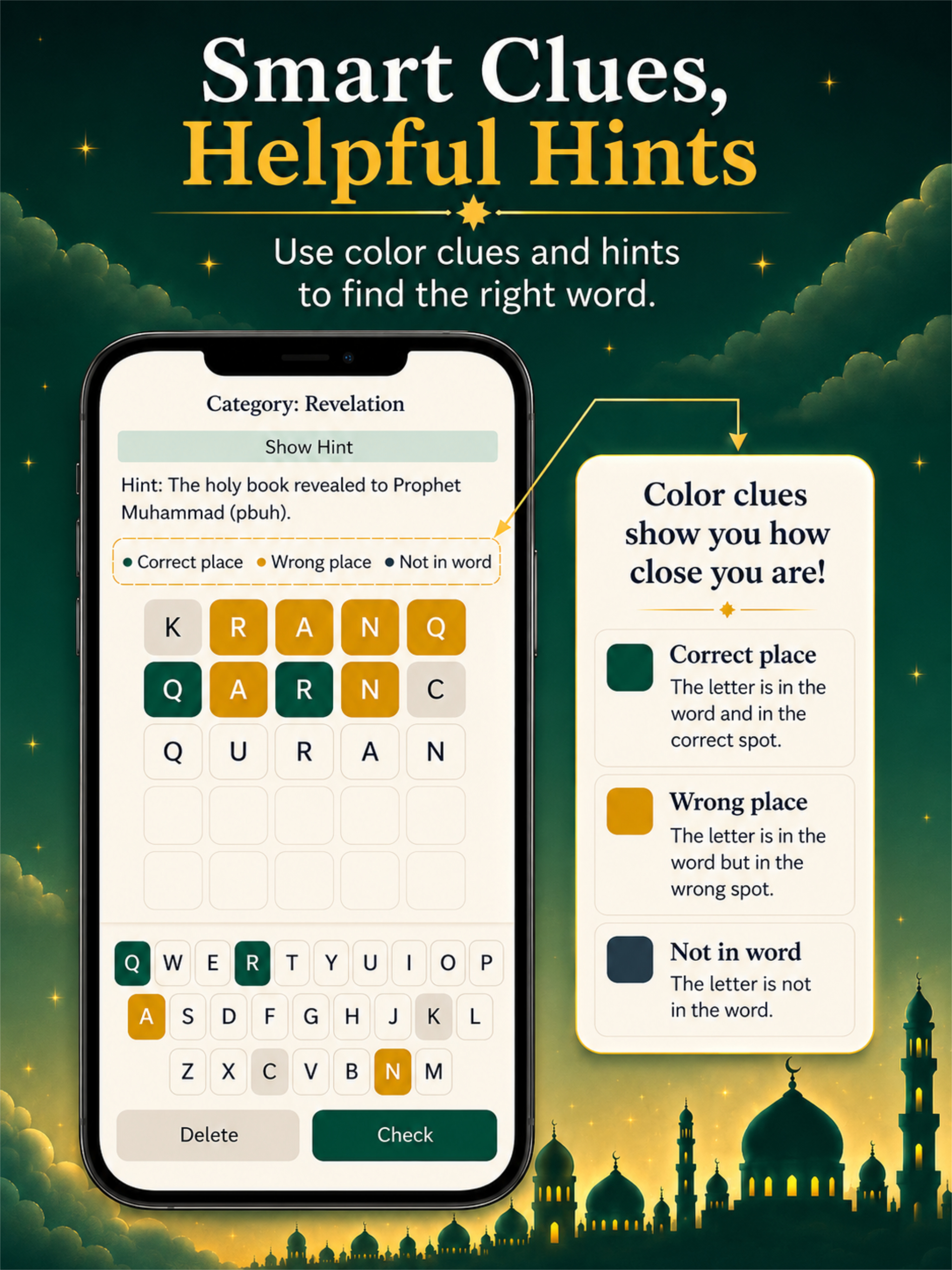 Kalam Quest: Islamic Word Game