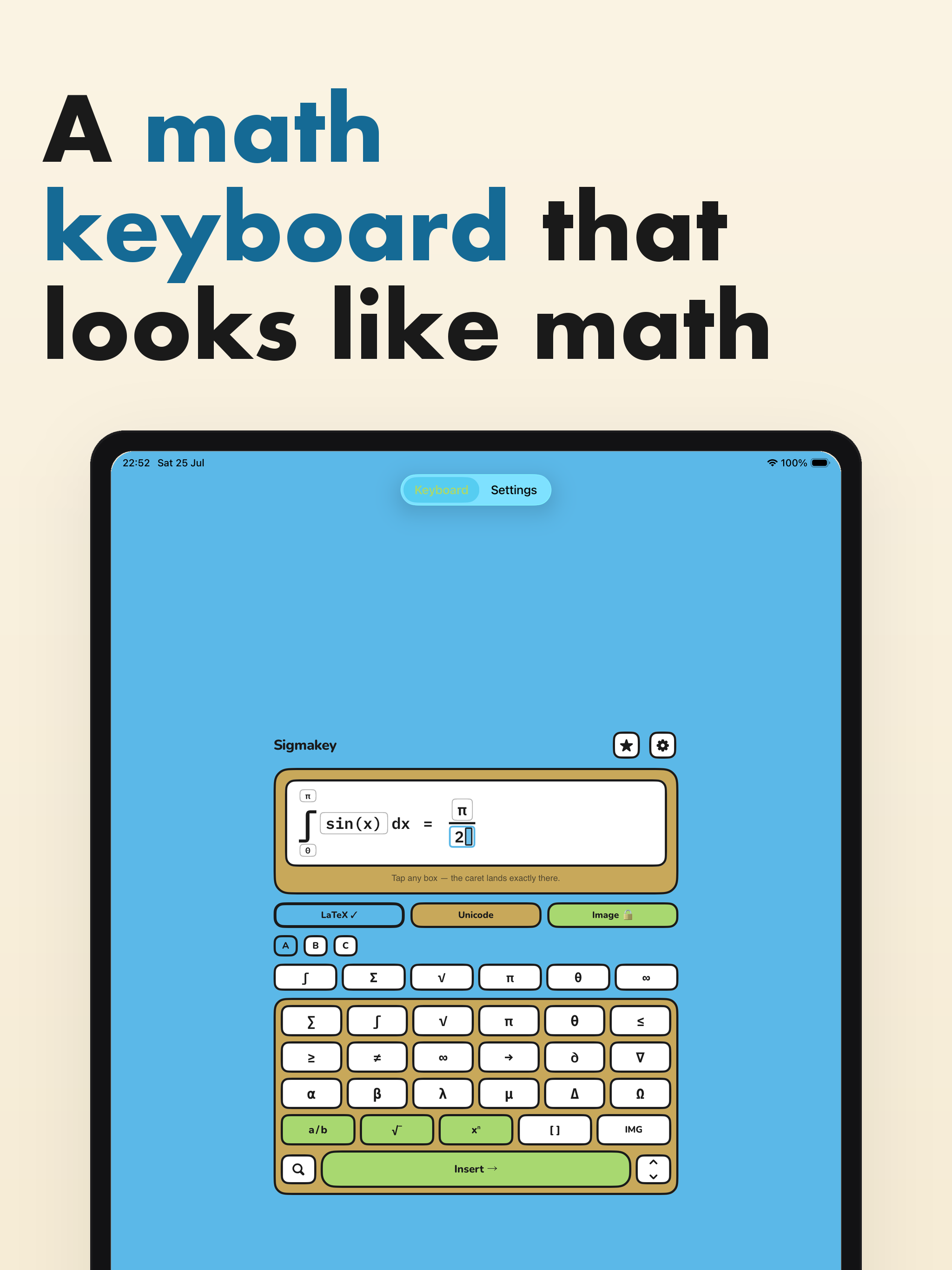 Sigmakey: Math Keyboard screenshot 5