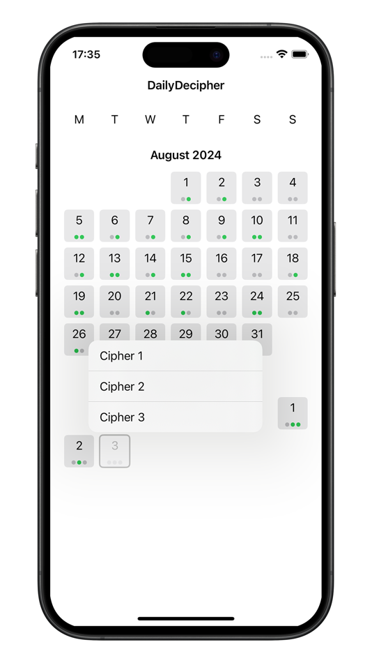 #2. DailyDecipher (iOS) By: HardCode est. for Information Technology