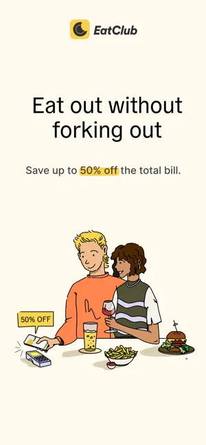 EatClub - Restaurant Deals iPhone screenshot 1