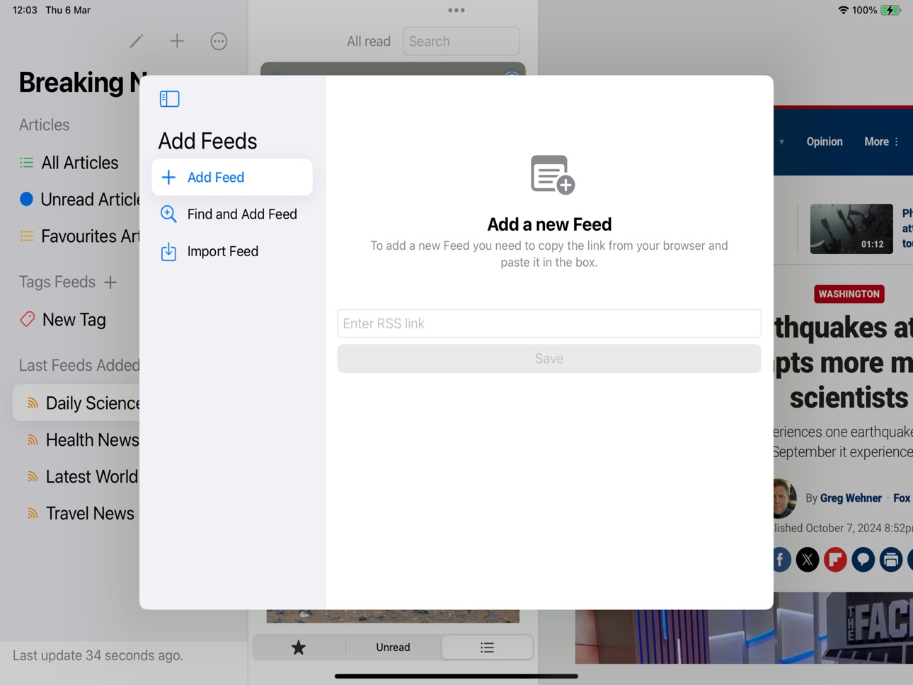 iPad screenshot