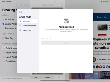 News Pocket iPad screenshot