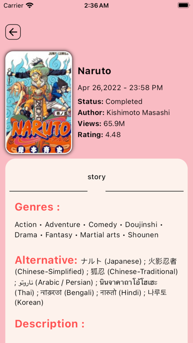 MangaGo - Ultimate Manga App Screenshot