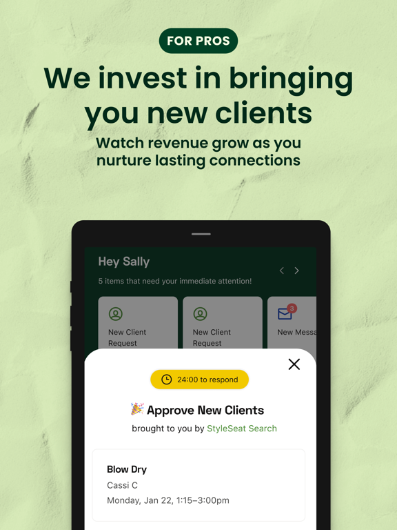 StyleSeat - Salon Appointments iPad screenshot 4 - Lifestyle app