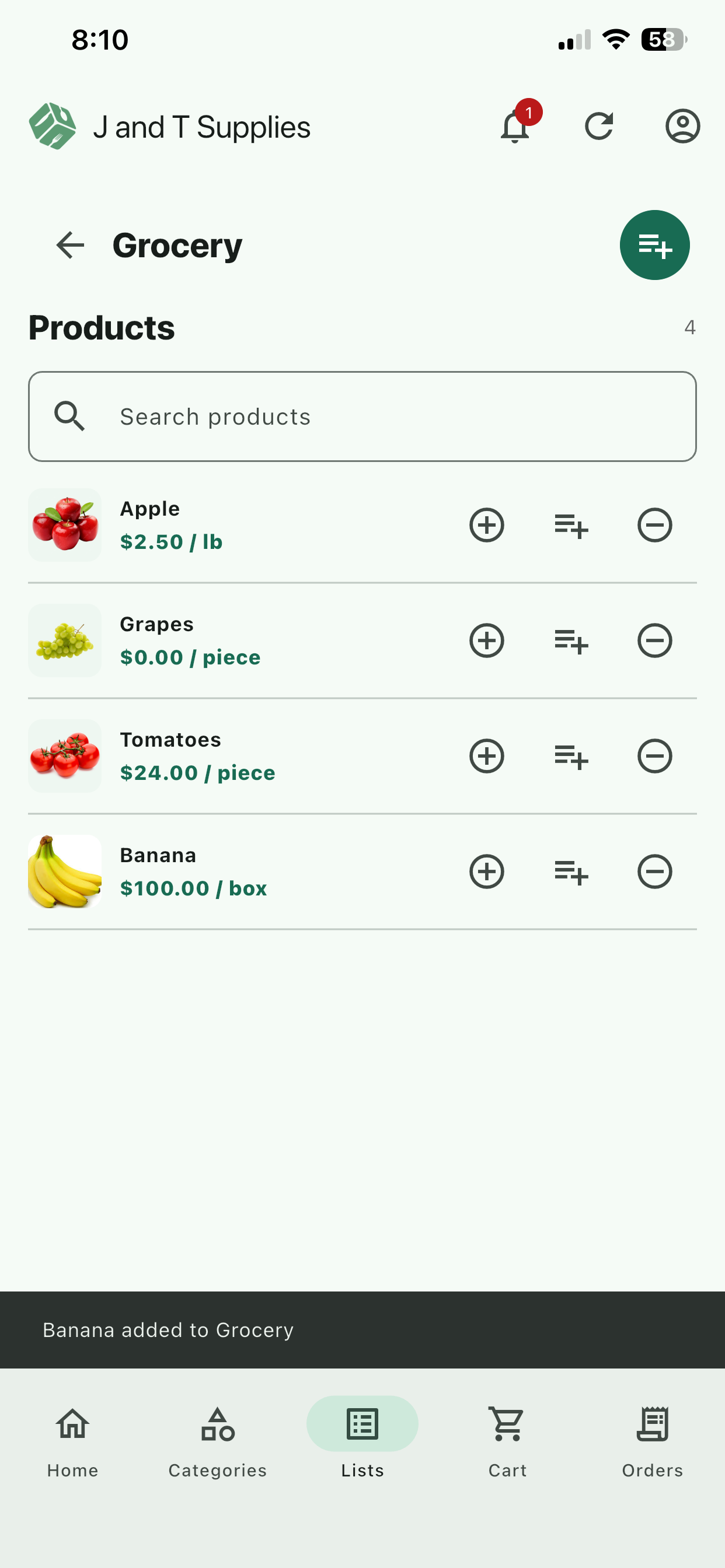 J&T Supplies screenshot 2