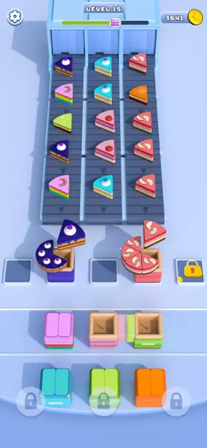 Cake Jam Color Sorting 3D screenshot 2