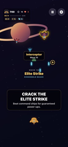 Space Shooter - GameWobble iPhone screenshot