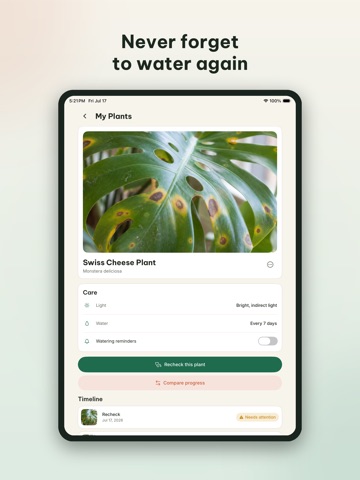 Plant Doctor: Disease & Care iPad screenshot