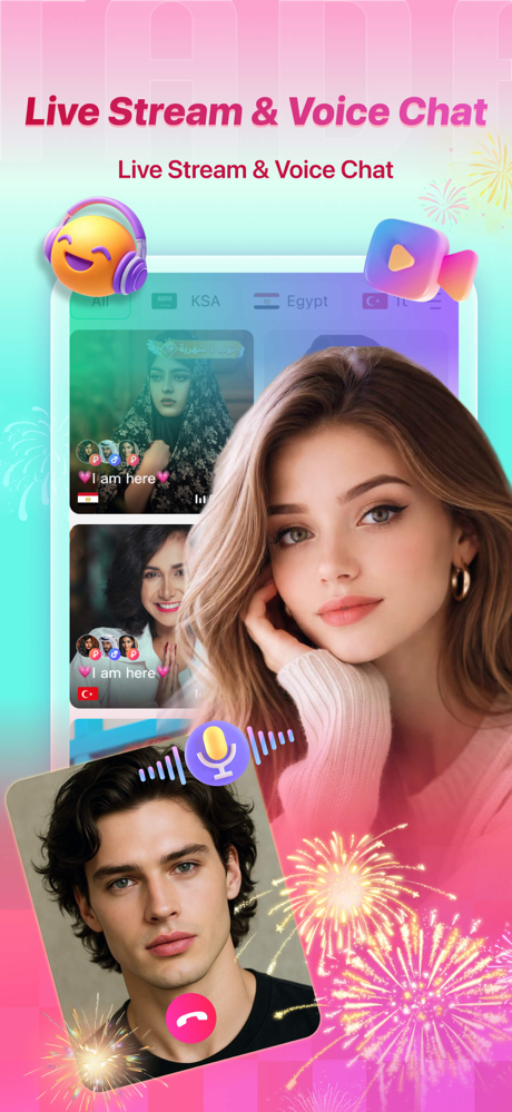 Tada – Group Voice Chat Rooms screenshot 1