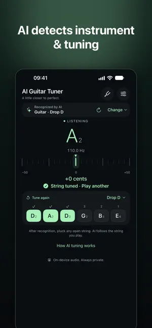 AI Guitar Tuner screenshot 3