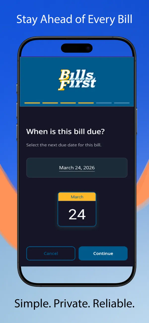 Screenshot #1 pour BillsFirst