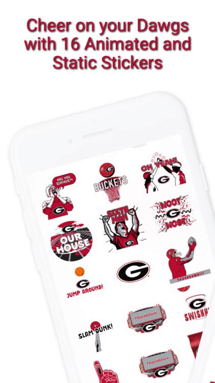 UGA Bulldogs Sticker Pack '24