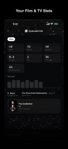 Queuebrick: Movie & TV Tracker Screenshot 8 of 8