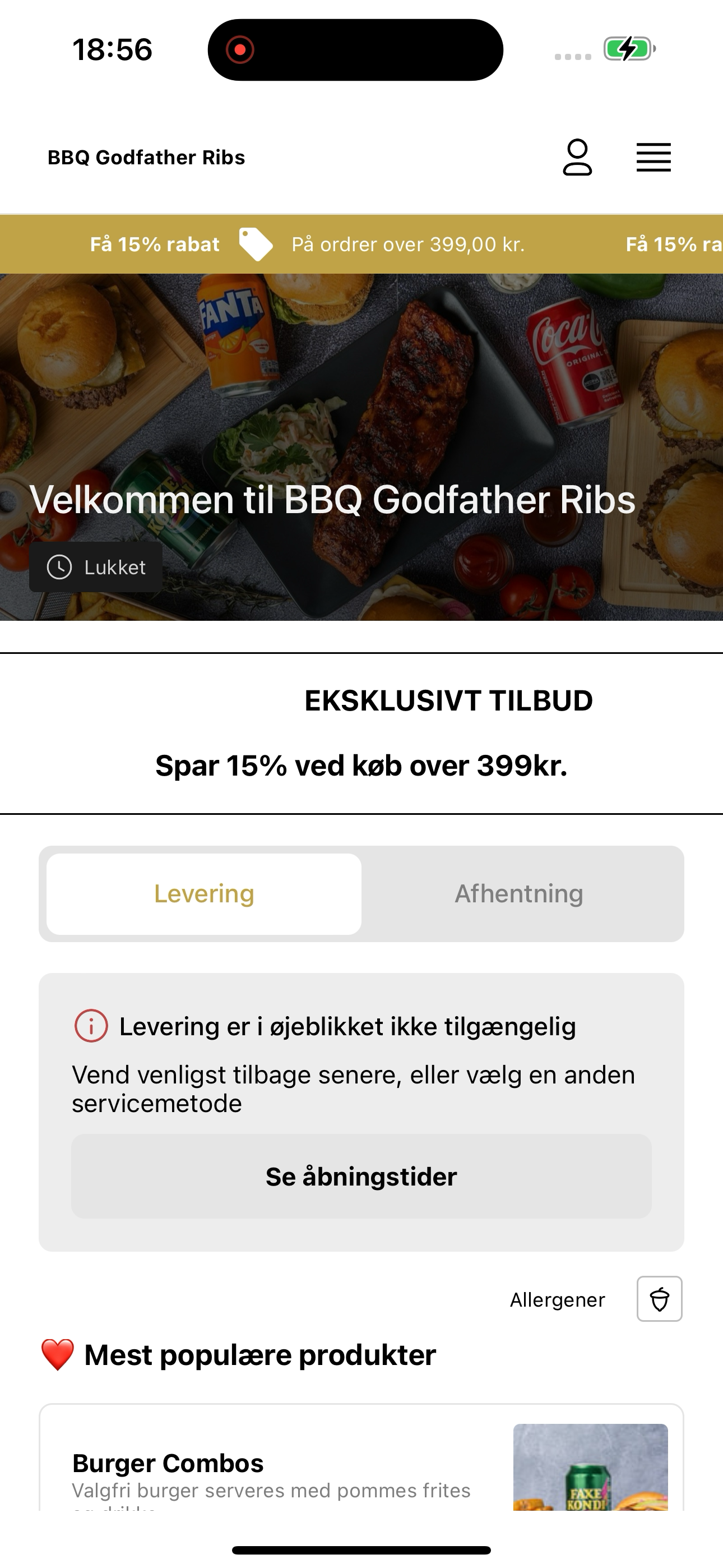BBQ Godfather Ribs screenshot 2