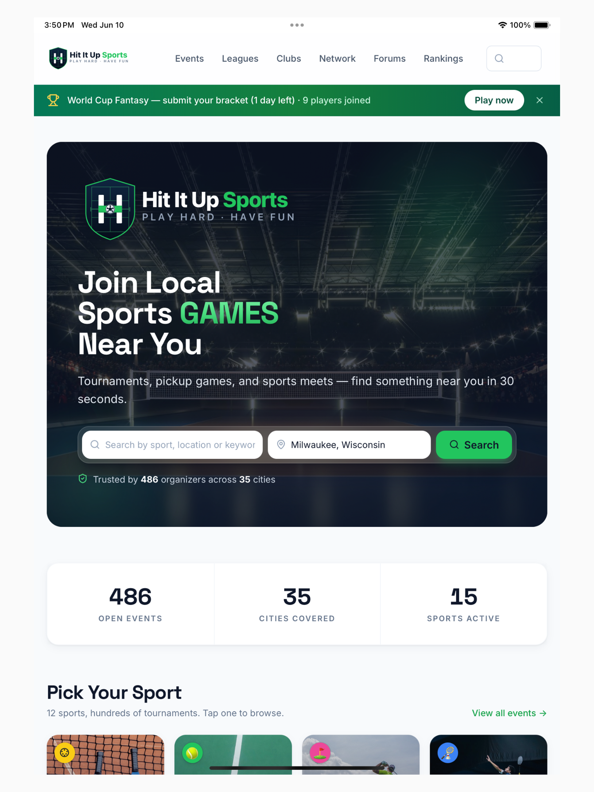 Hit It Up Sports screenshot 7