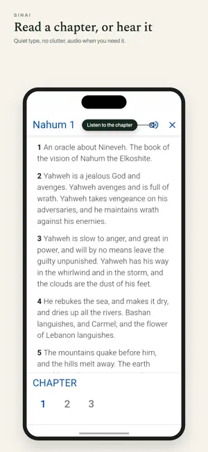 Sinai Bible: Daily Verse screenshot 3