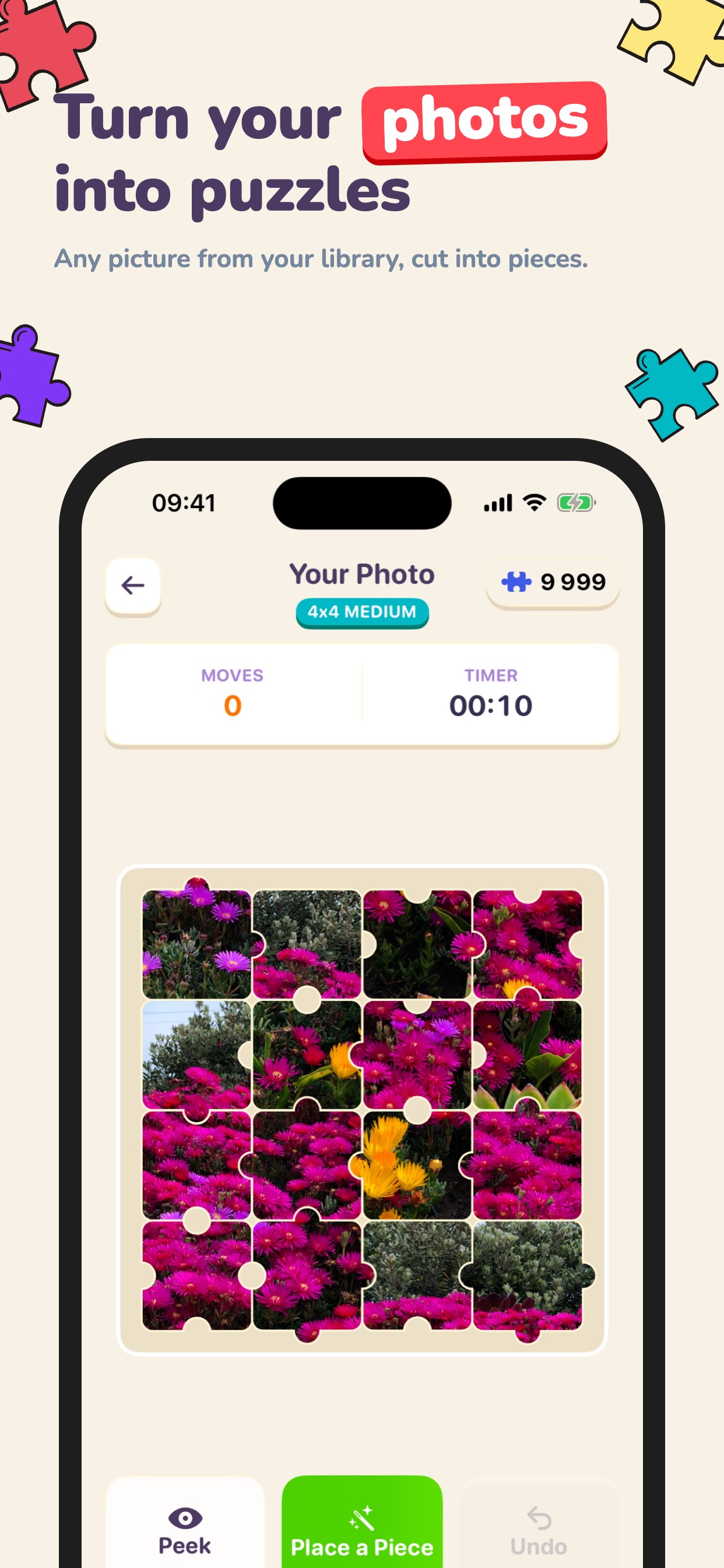 Screenshot 1 of Puzzlegram: Photo Puzzle