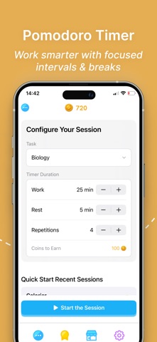 Study timer : Study Monkey screenshot