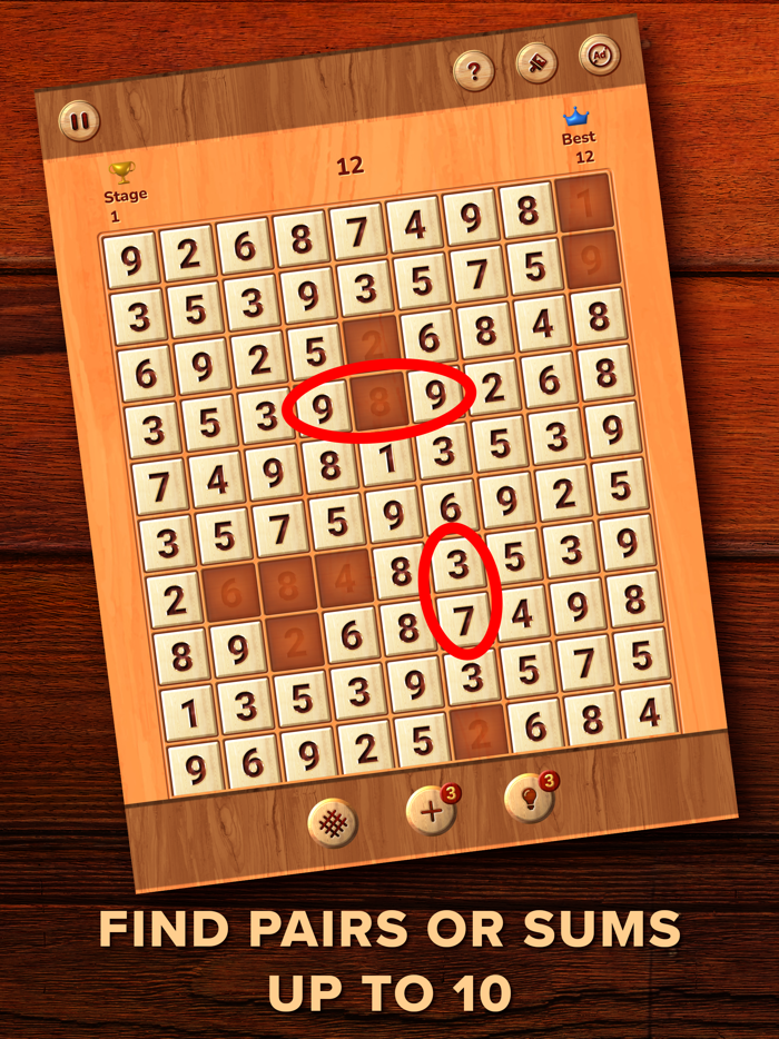 Woodpuzzle - 숫자 게임