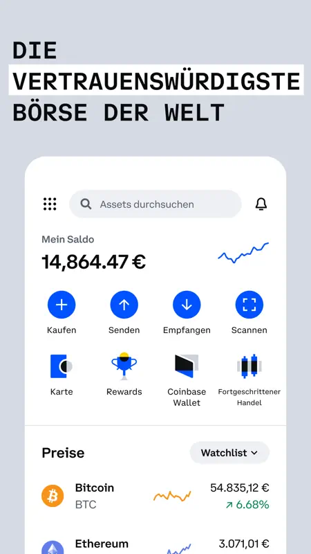 Coinbase: Buy Crypto & Stocks screenshot 4 of 6