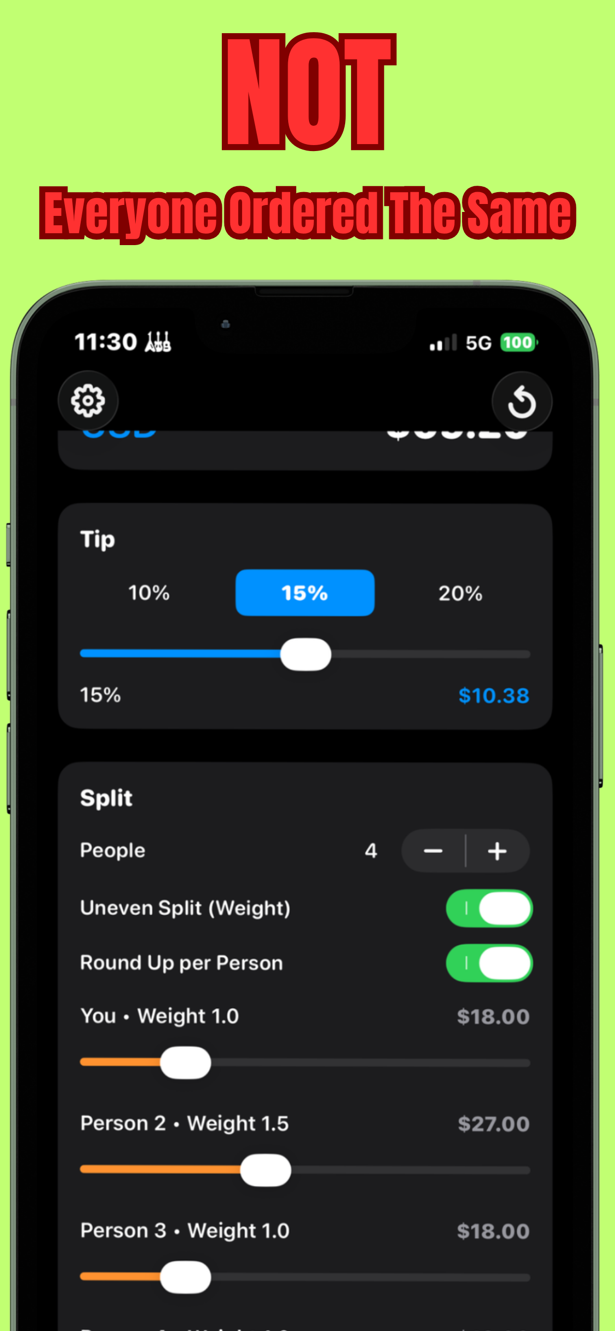 SplitSmart – Tip Calculator screenshot 4