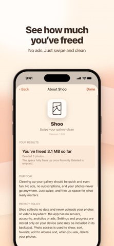 Shoo: Swipe Photo Cleaner screenshot 7