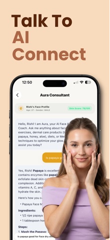BeautyMax AI: Skin Analyzer iPhone screenshot