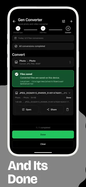 Gen Converter screenshot 4