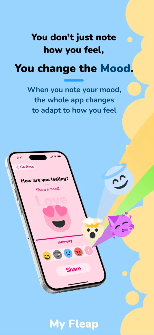#2. Notes & Moods: My Fleap (iOS) 由: Ayoko Tettegah