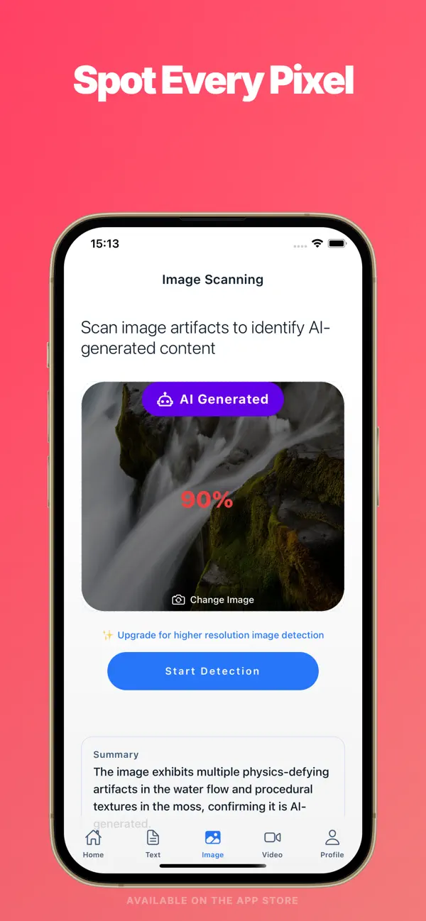 Screenshot #3 pour AI Detector: Text Image Video