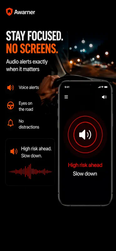 Awarner: Driver Safety Alerts screenshot 4 of 5