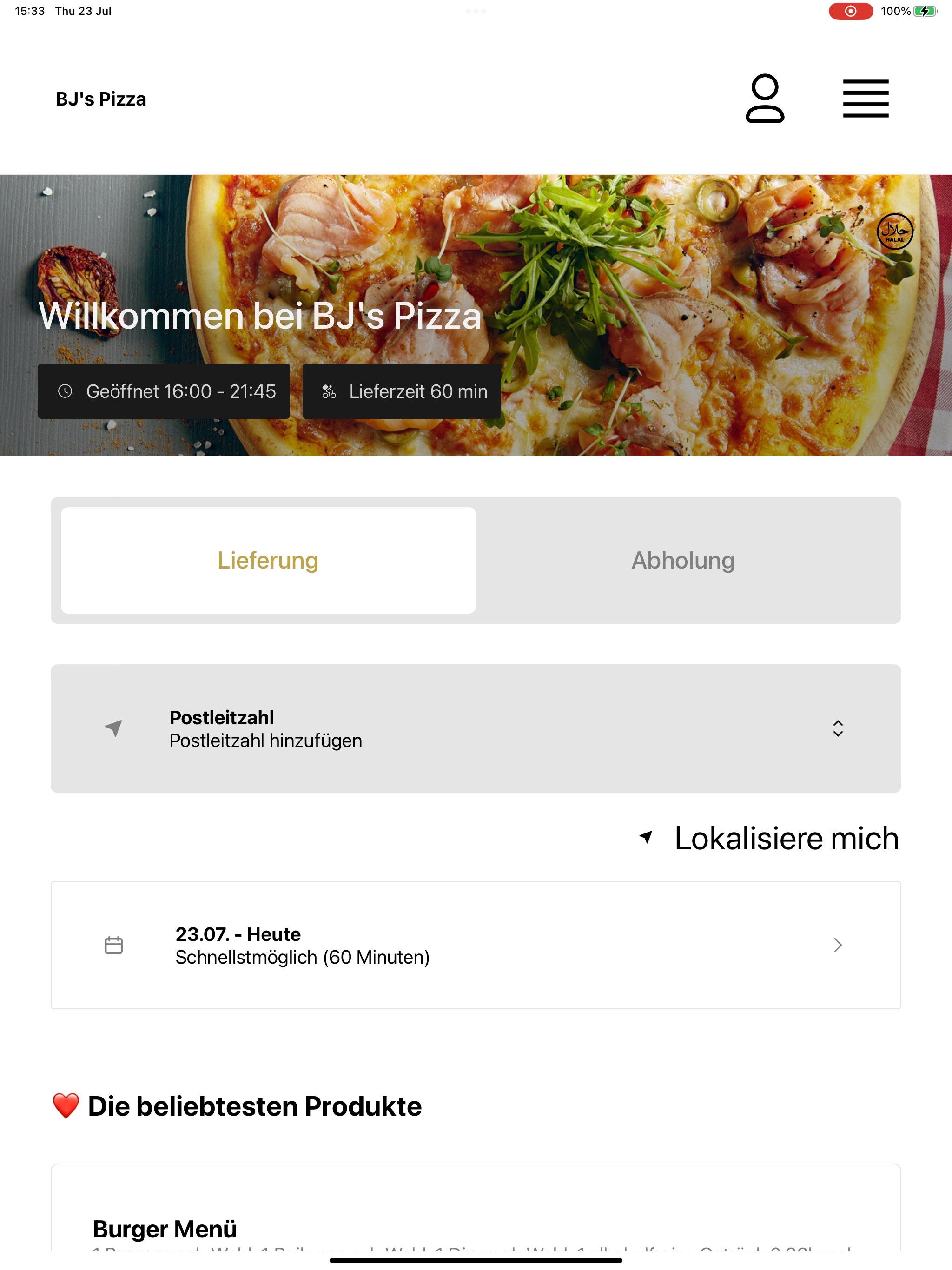 BJ's Pizza screenshot 13