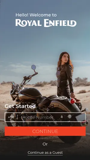 Royal Enfield App screenshot 1