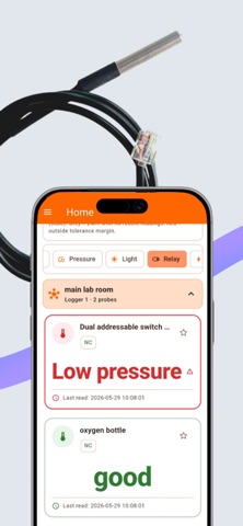 LabCollector DataLogger screenshot