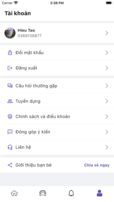 NoiBai Taxi Screenshot