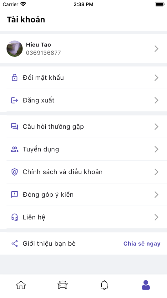 #5. NoiBai Taxi (iOS) Bởi: Bentic, JSC.