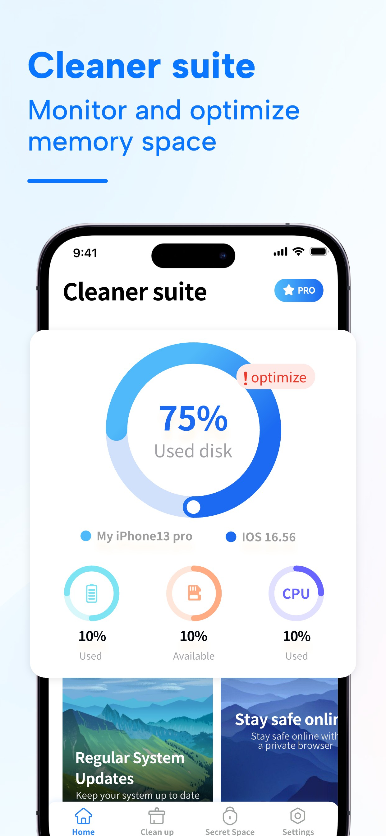 Cleaner Suite:Clean up Storage