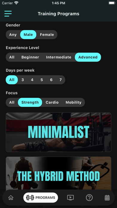 Tailored Trainer: Gym Workouts iPhone screenshot 2 - Health & Fitness app