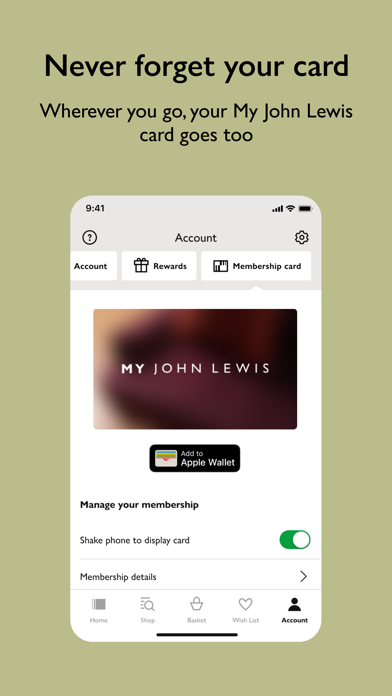 John Lewis & Partners Screenshot