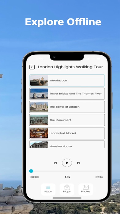Tourific Self Guided Tours Screenshot
