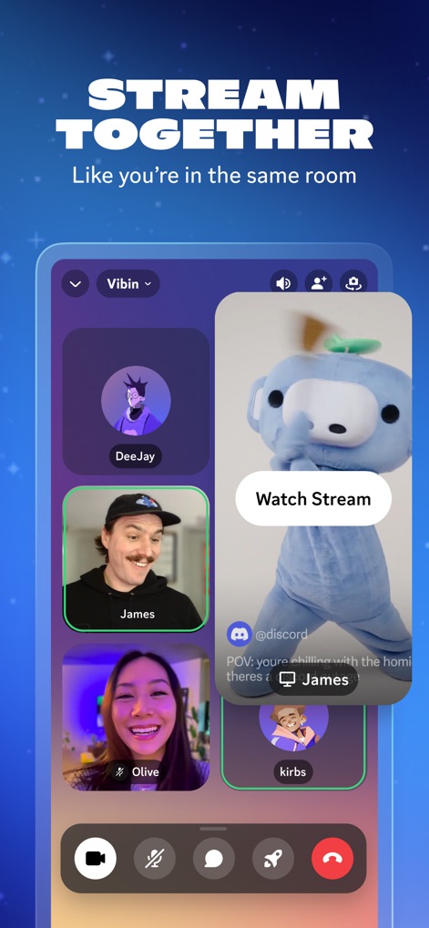 Discord - Talk, Play, Hang Out - Collaborative Streaming