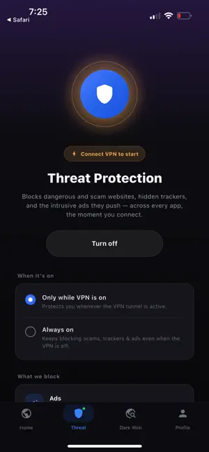 Axom VPN screenshot 2