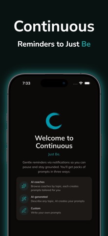 Continuous – Just Be screenshot