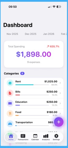 MySpend: Expense Tracker screenshot