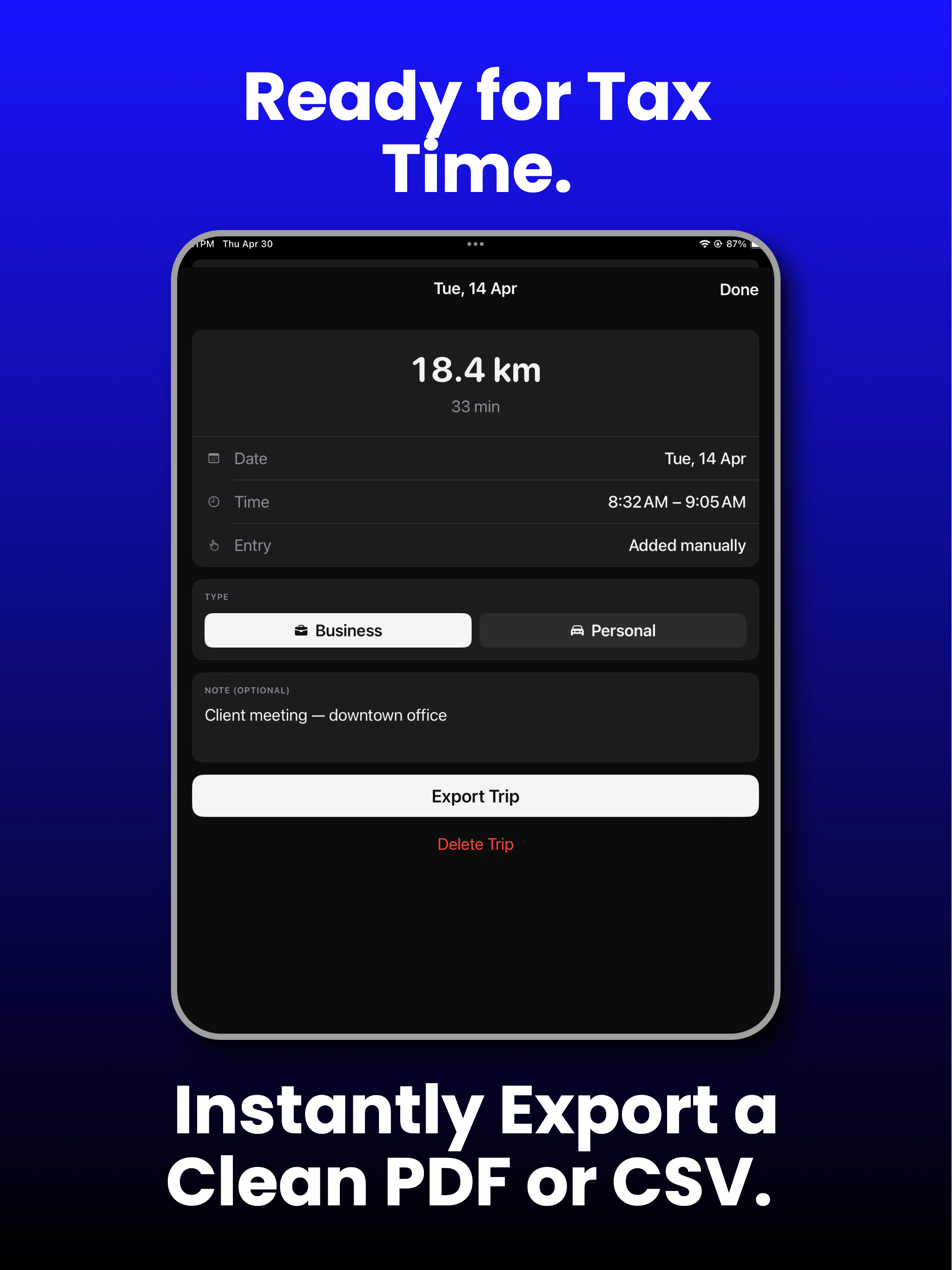 DriveMeter: Mileage Tracker